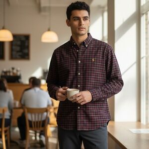 Ralph Lauren Cotton Long Sleeve Shirt Size L